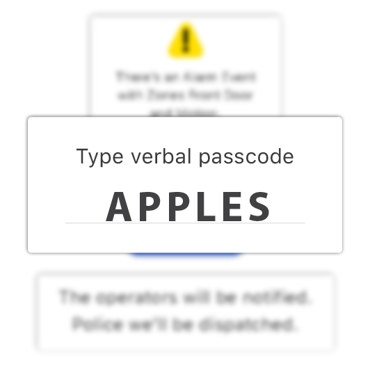 mobile verbal passcode app sample